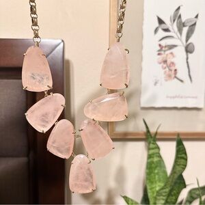 Kendra Scott Harlow Rose Quartz Necklace
